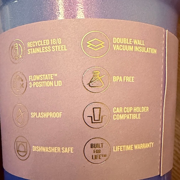 NWT Stanley Wicked Exclusive 30oz FlowState Tumbler Glinda pastel Shimmer RARE - Picture 10 of 12